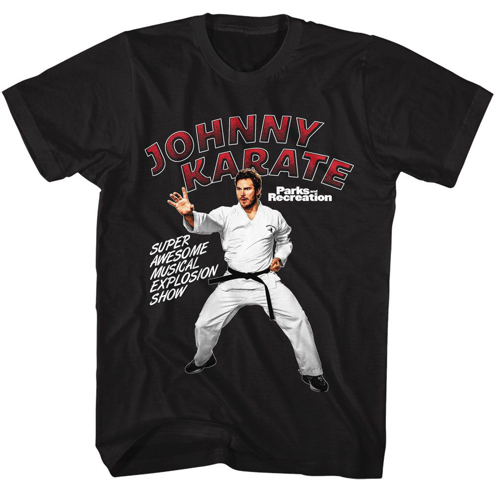 Parks And Recreation Johnny Karate T-shirt Front