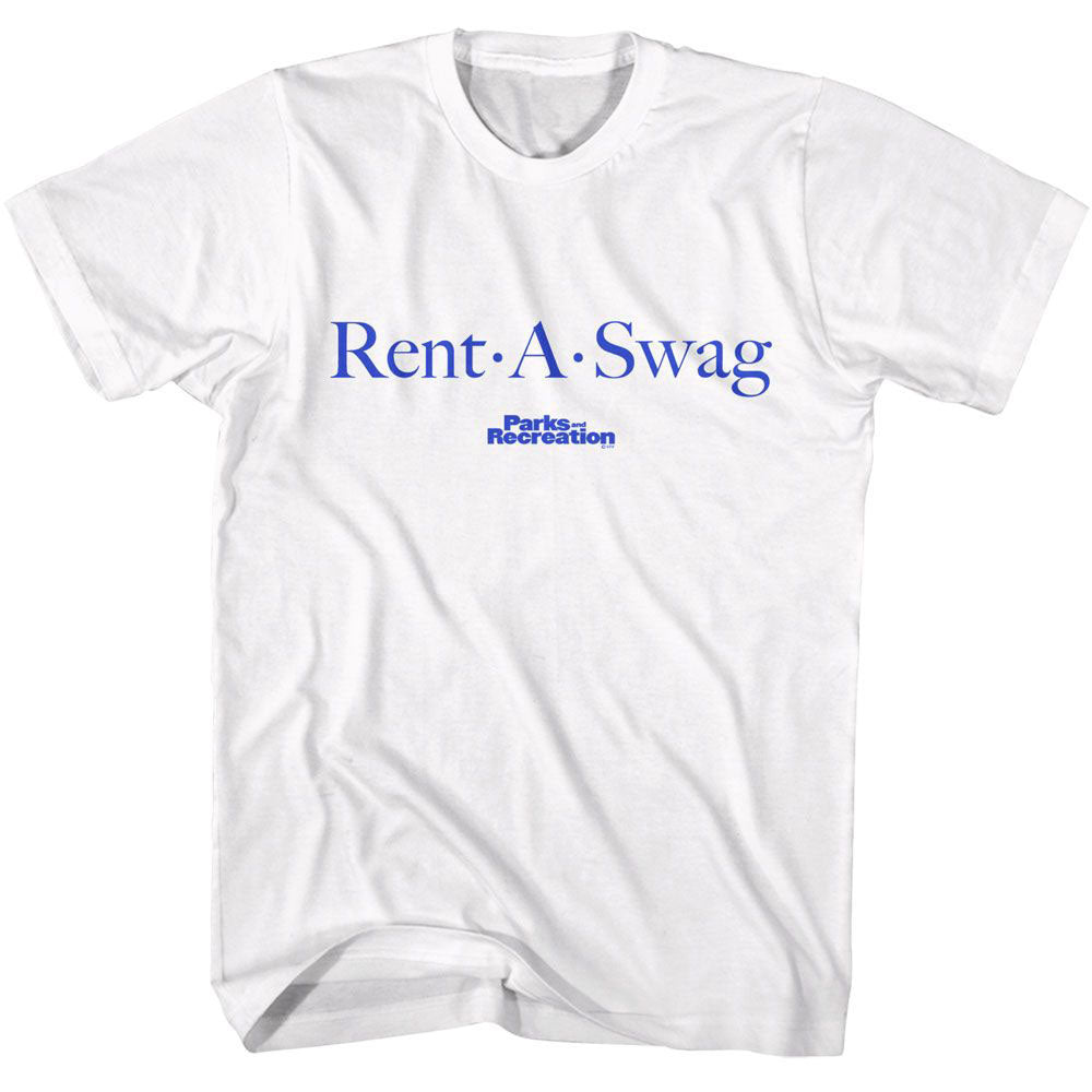 Parks And Recreation Rent A Swag T-shirt Front