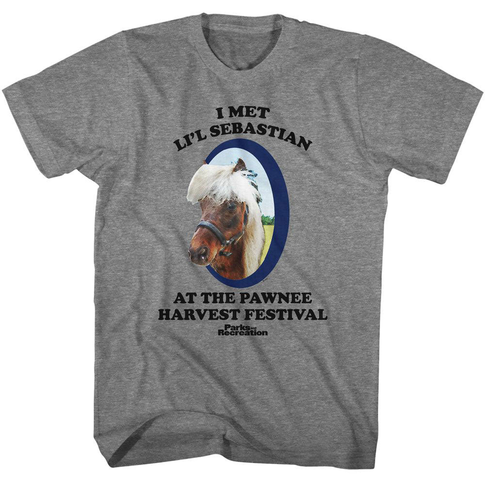 Parks And Recreation Met Lil Sebastian T-shirt Front