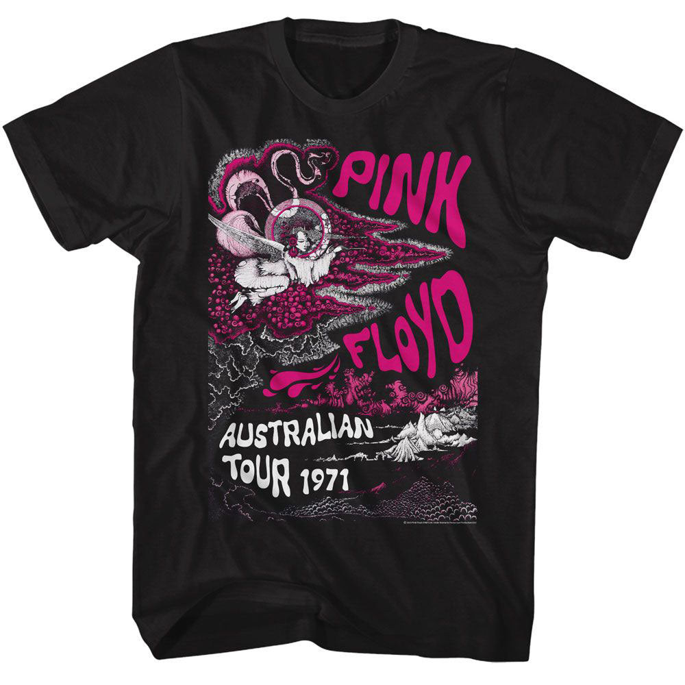 Pink Floyd Bird Woman Design T-shirt Front