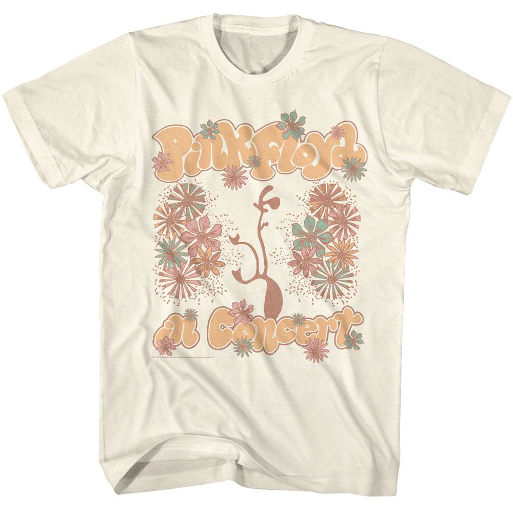 Pink Floyd Floral Lungs T-shirt Front
