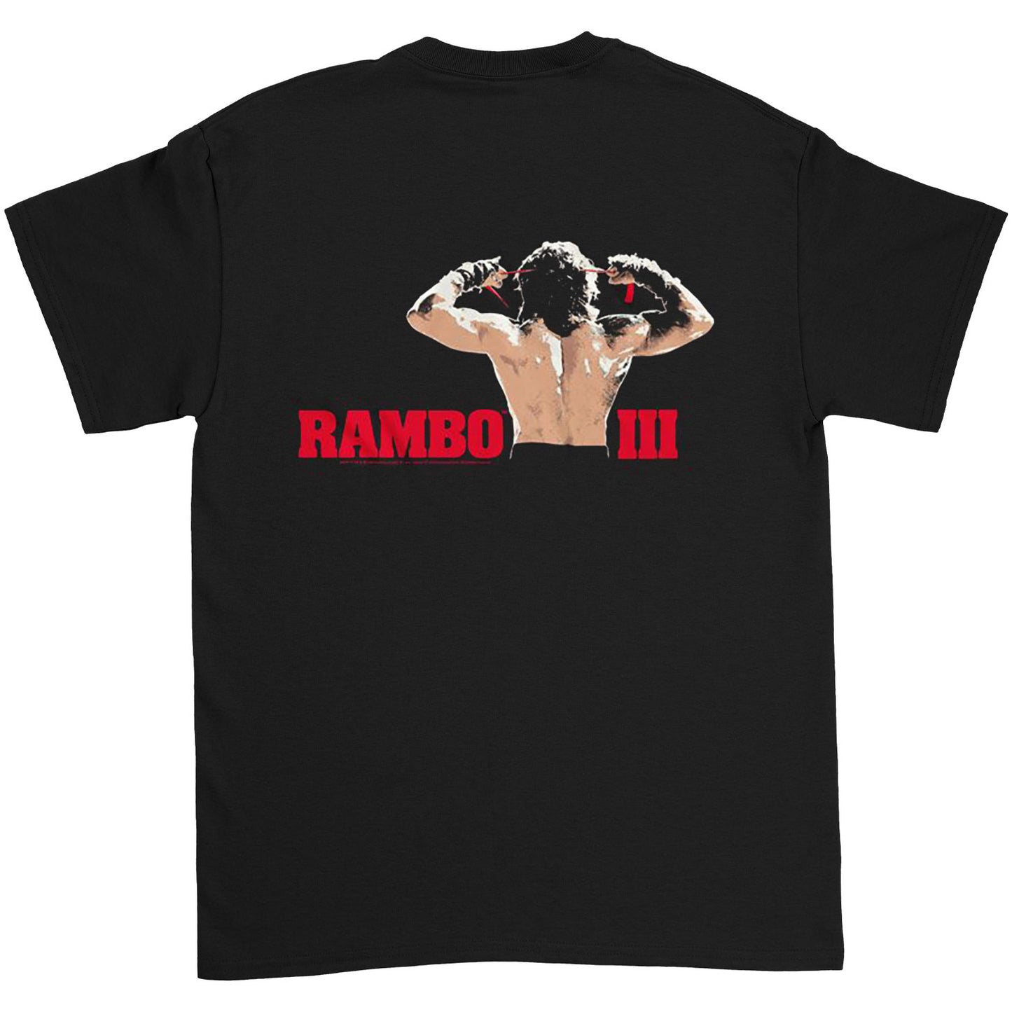 Rambo Bandana T-shirt Back