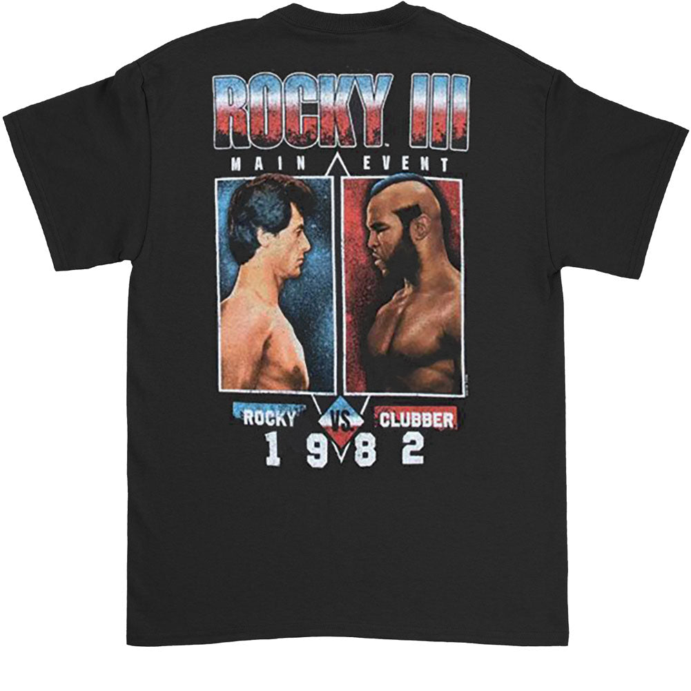 Rocky Vs Clubber Front And Back T-shirt