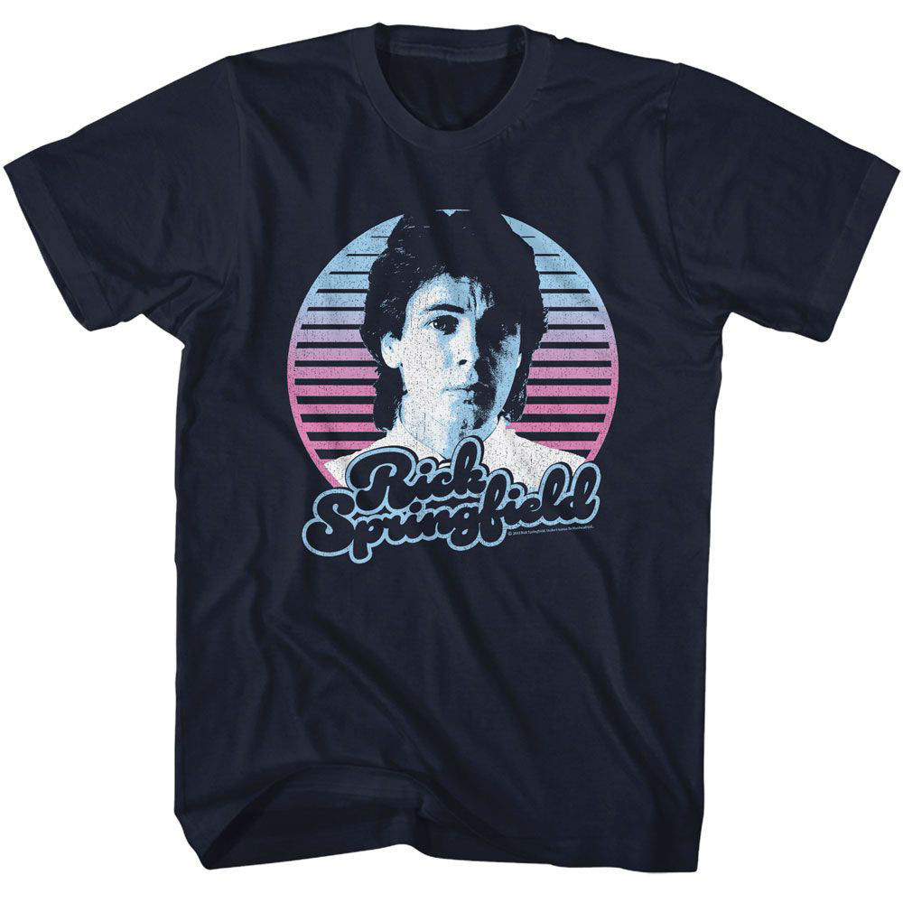 Rick Springfield Circle 80 T-shirt Front
