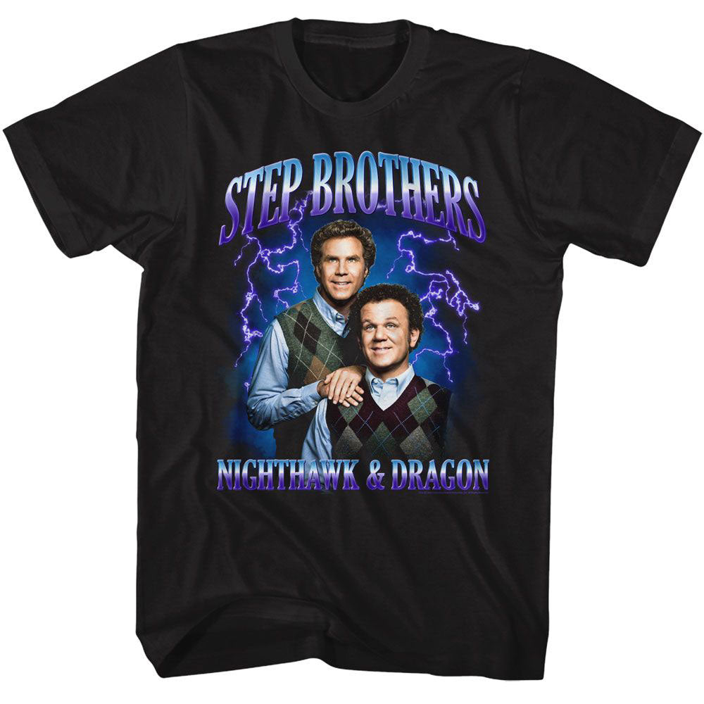 Step Brothers Lightning Gradient T-shirt Front