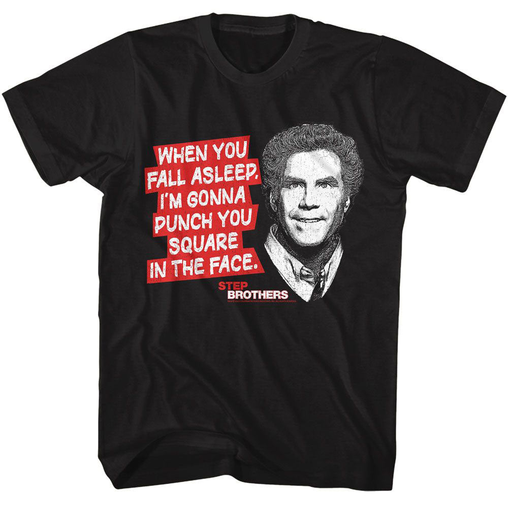 Step Brothers Square In The Face T-shirt Front