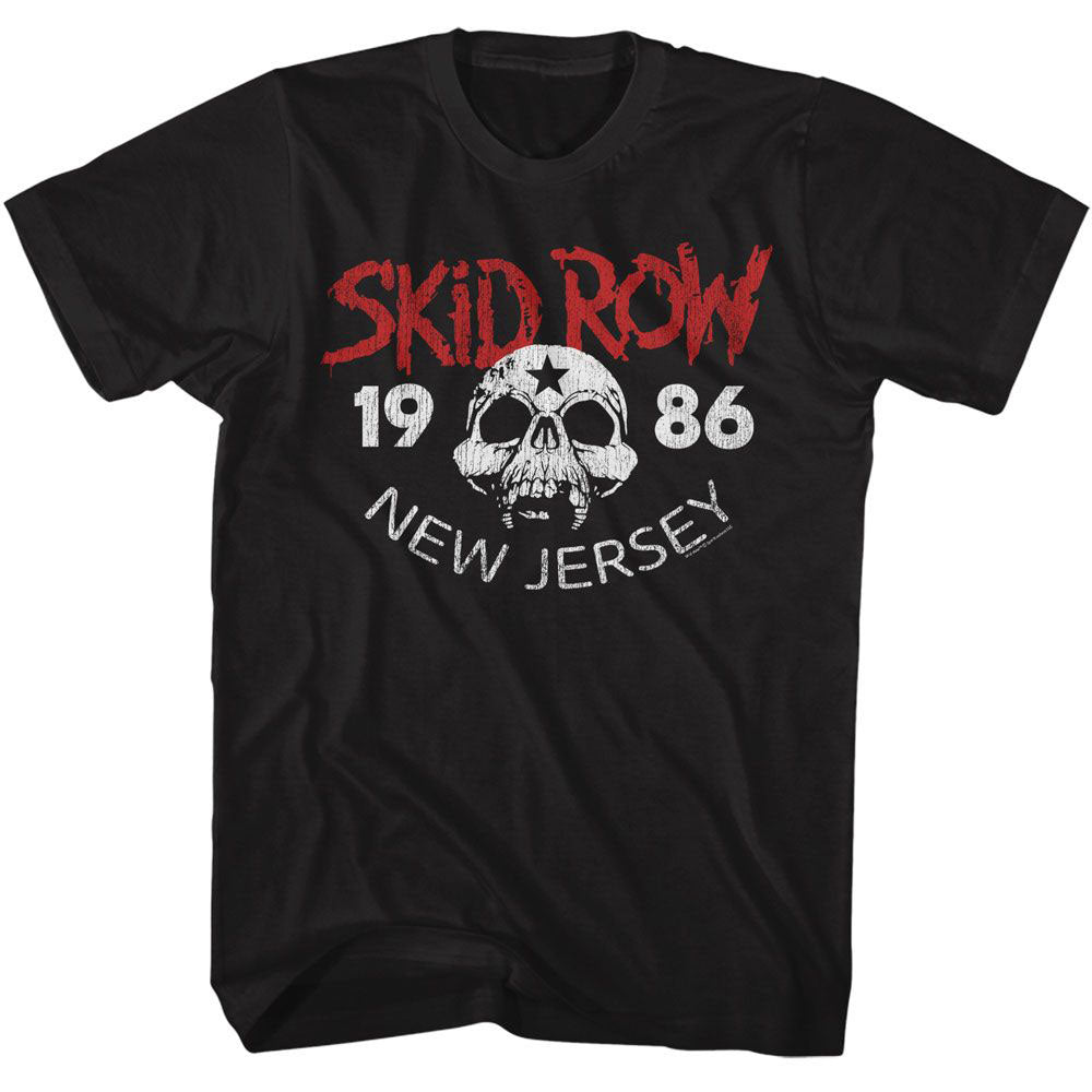 Skid Row New Jersey 86 T-shirt Front