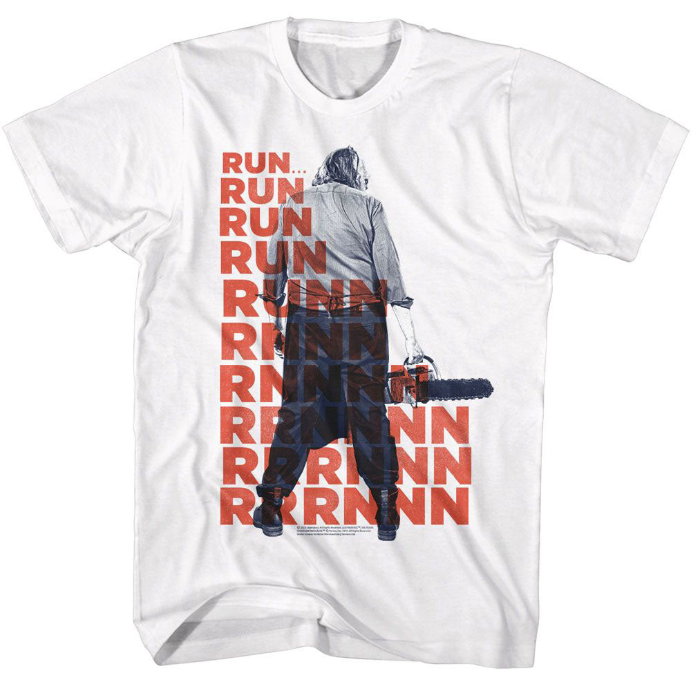 Texas Chainsaw Massacre Texas Chainsaw Runrunrunrun T-shirt Front