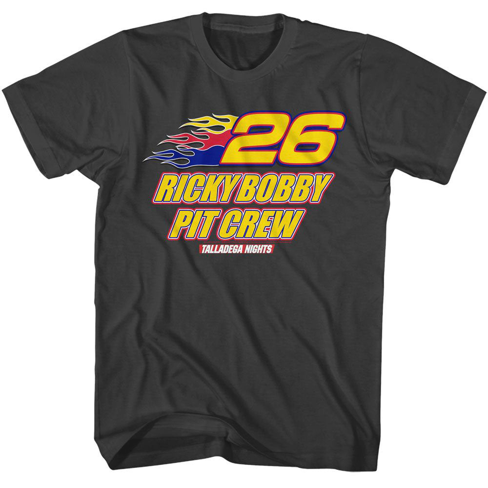 Talladega Nights Ricky Bobby Pit Crew T-shirt Front