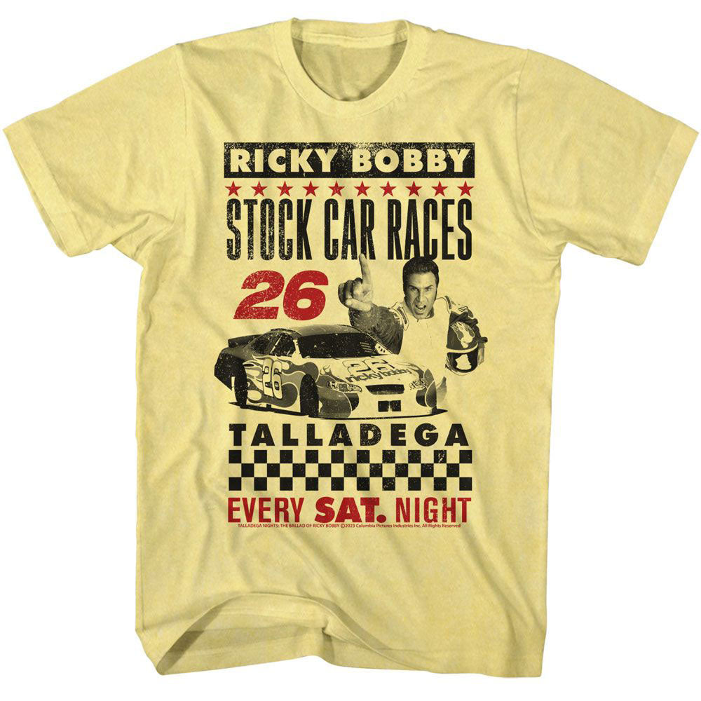 Talladega Nights Stock Car Races T-shirt Front