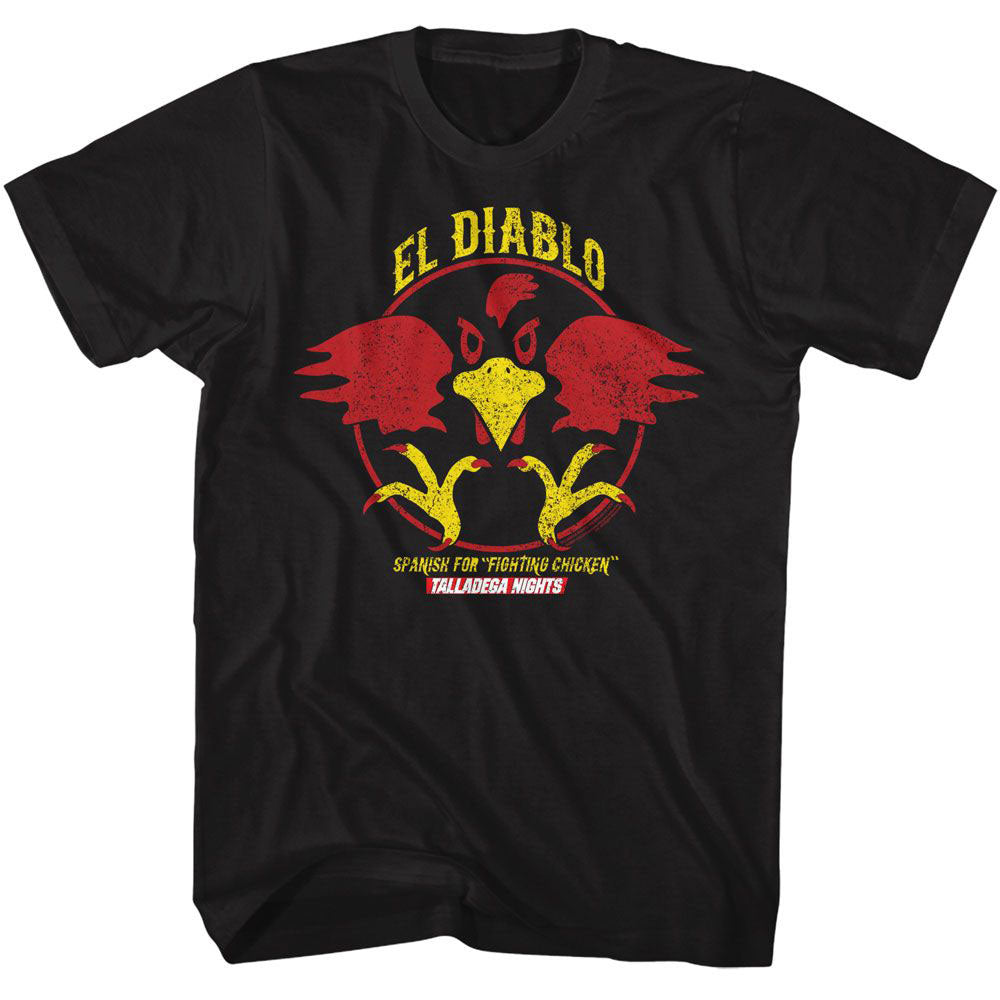 Talladega Nights El Diablo Chicken T-shirt Front