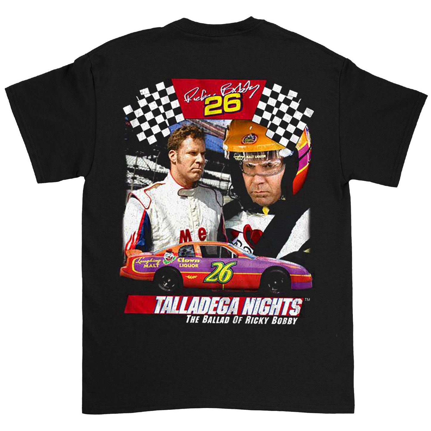 Talladega Nights Ricky Bobby 26 T-shirt Back