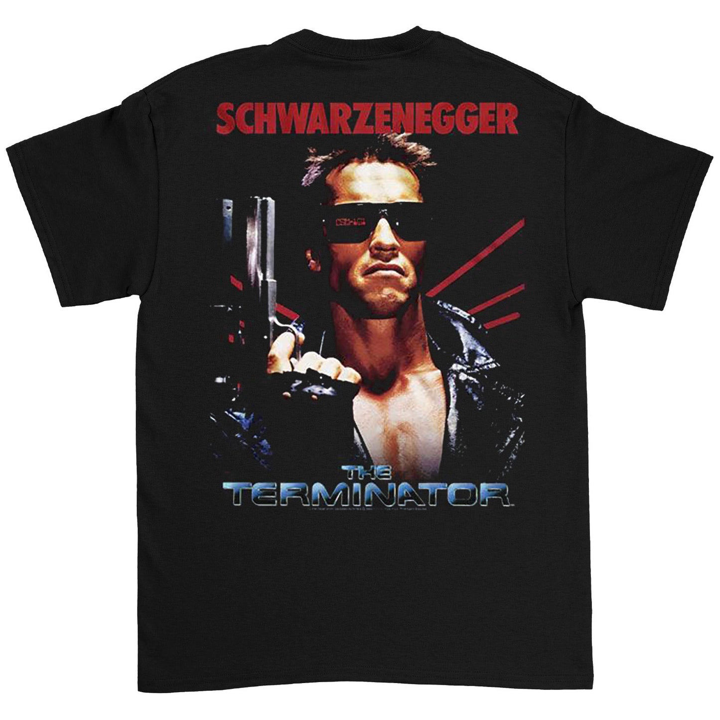 Terminator Ill Be Back Front And Back T-shirt Back