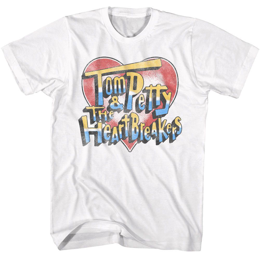 Tom Petty Heart And Logo T-shirt Front