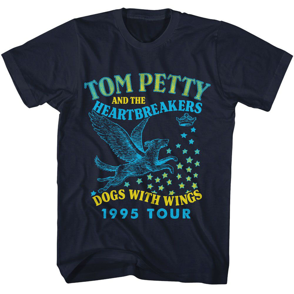 Tom Petty Dogs With Wings T-shirt Front