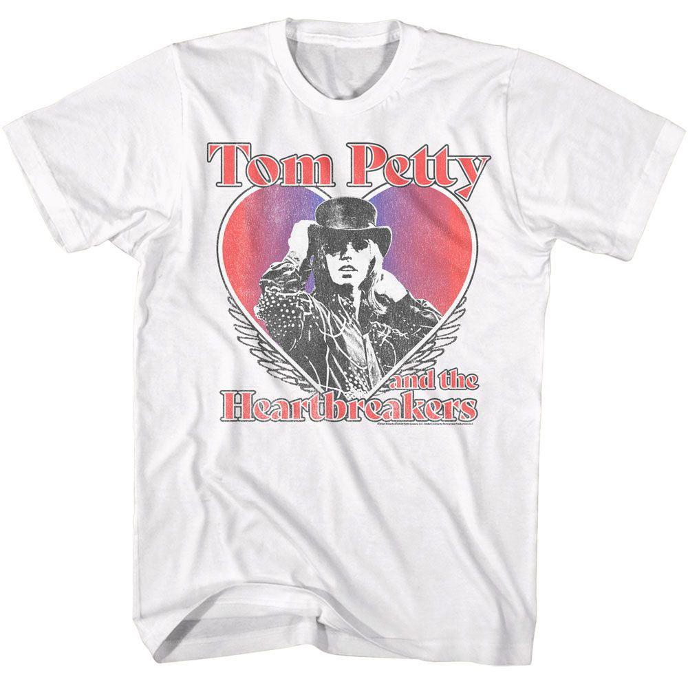 Tom Petty Heart Hat T-shirt Front