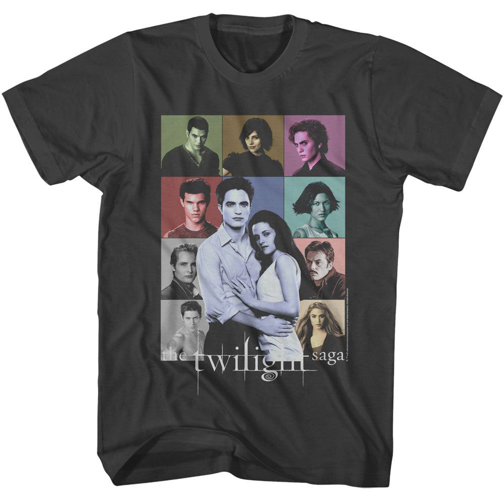 Twilight Cast Photos T-shirt Front