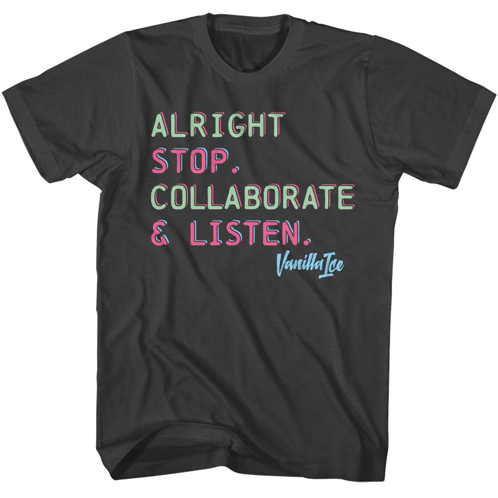 Vanilla Ice Vanilla Ice Stop Collaborate T-shirt