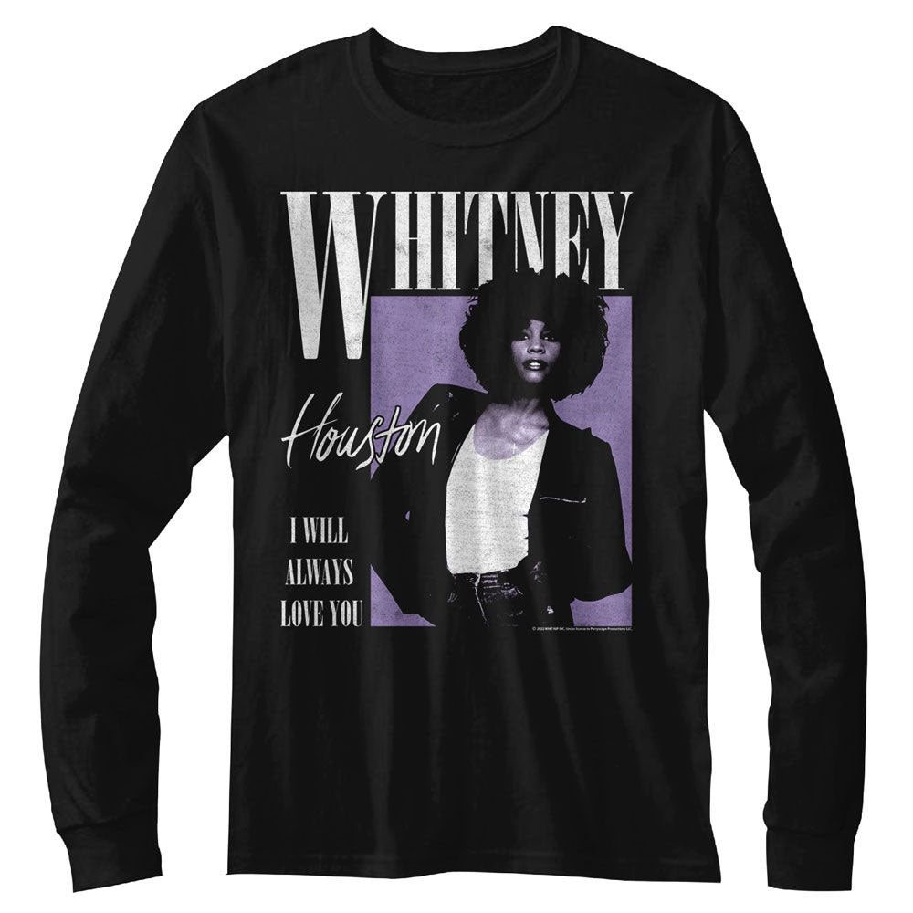 Whitney Houston Always Love You Long Sleeve Front