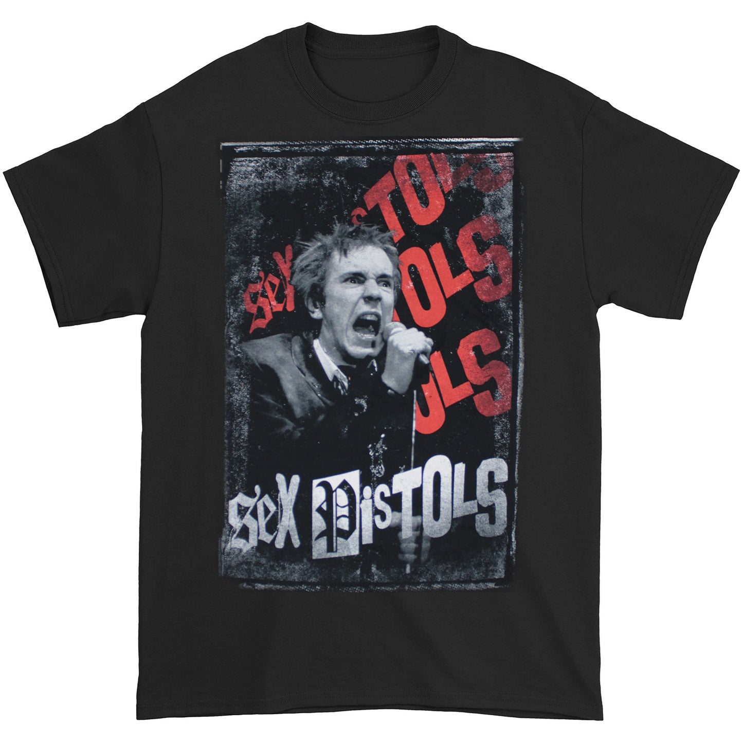 Sex Pistols Johnny Rotten (Only 1 Available) Slim Fit T-shirt Front