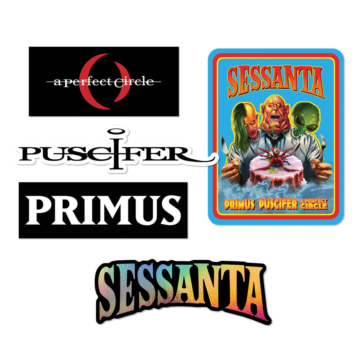 Sessanta Tour Sticker Pack Sticker Set Back