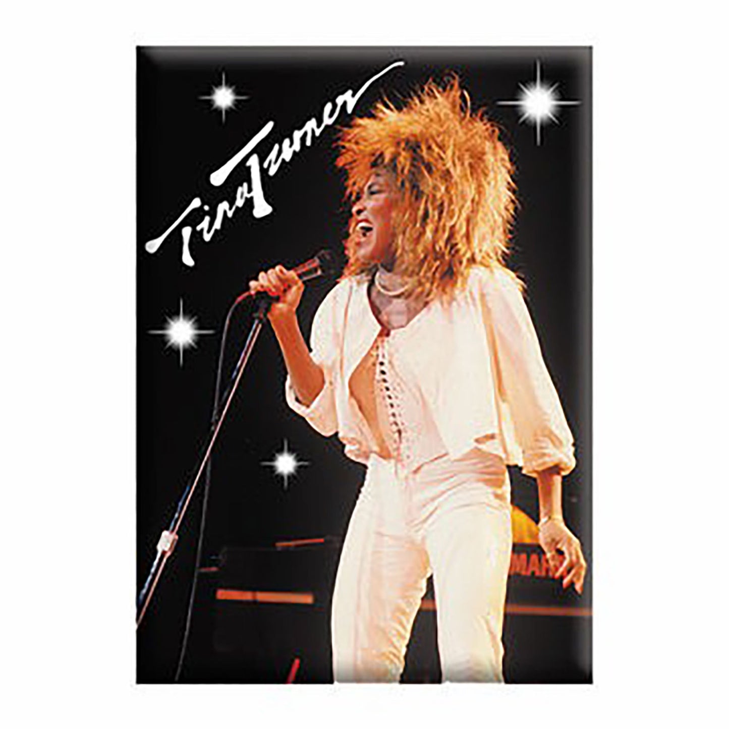 Tina Turner Singing Magnet Front