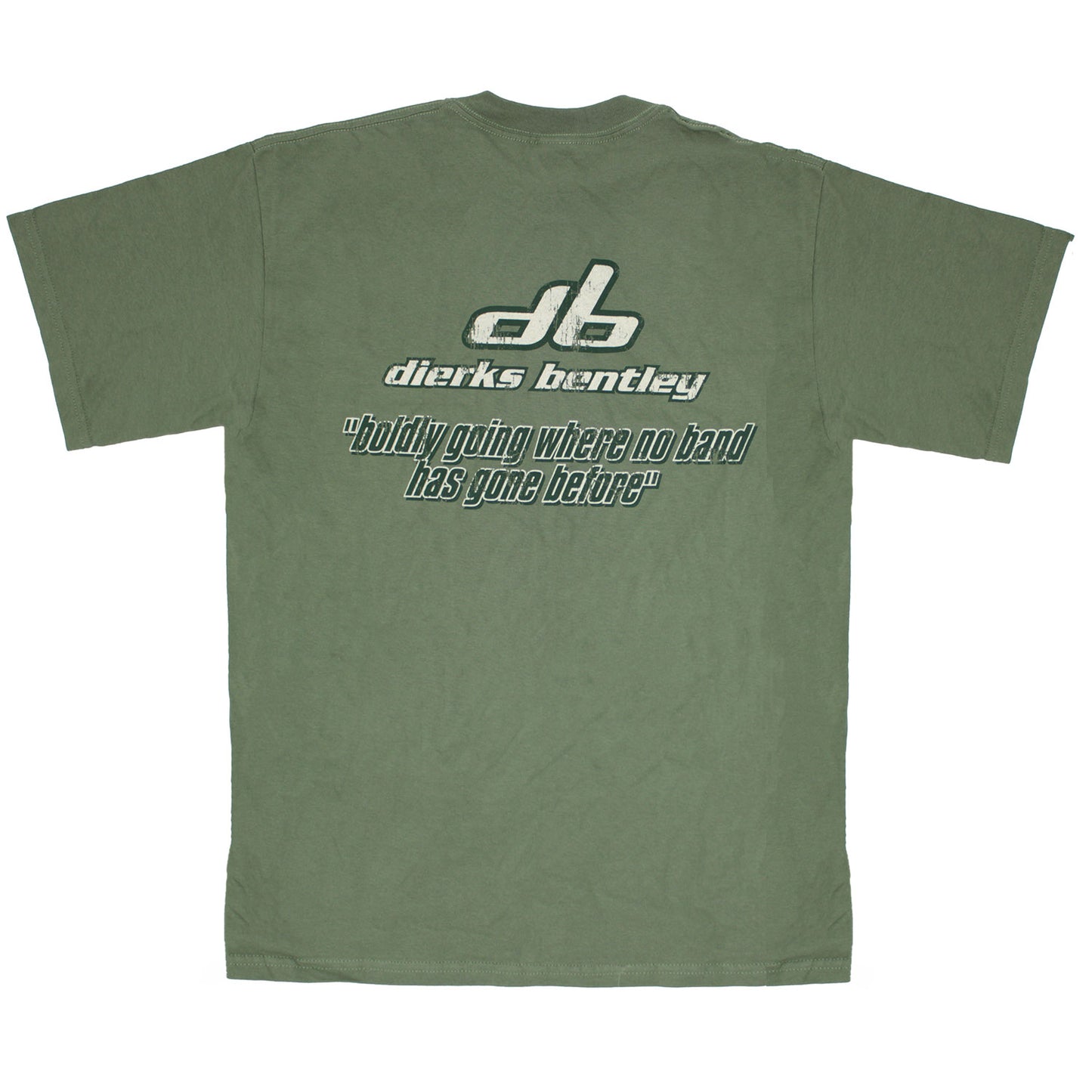 Dierks Bentley Boldly Going Where No Band Has Gone Before T-shirt Back