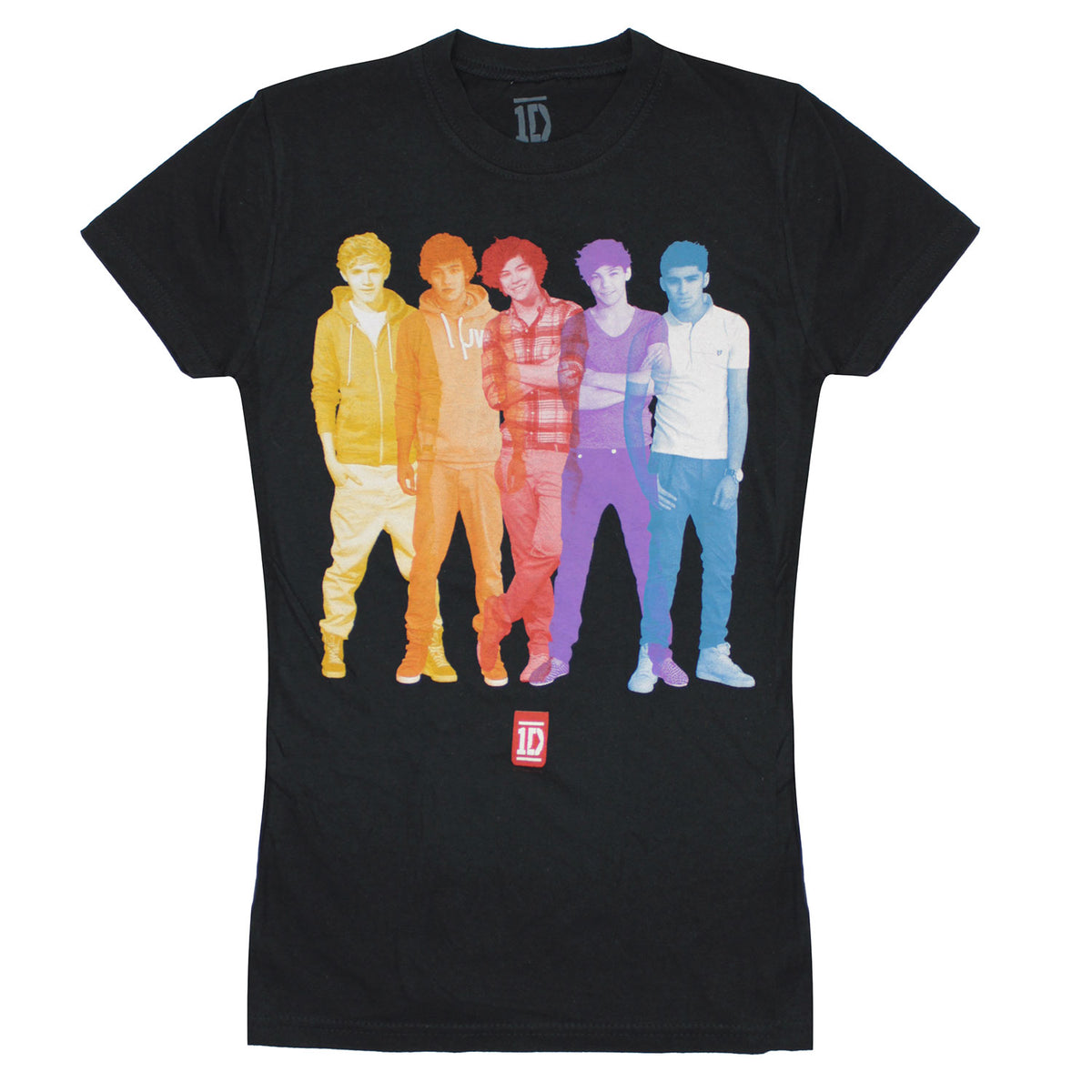One Direction Multicolor Group Junior Top Front
