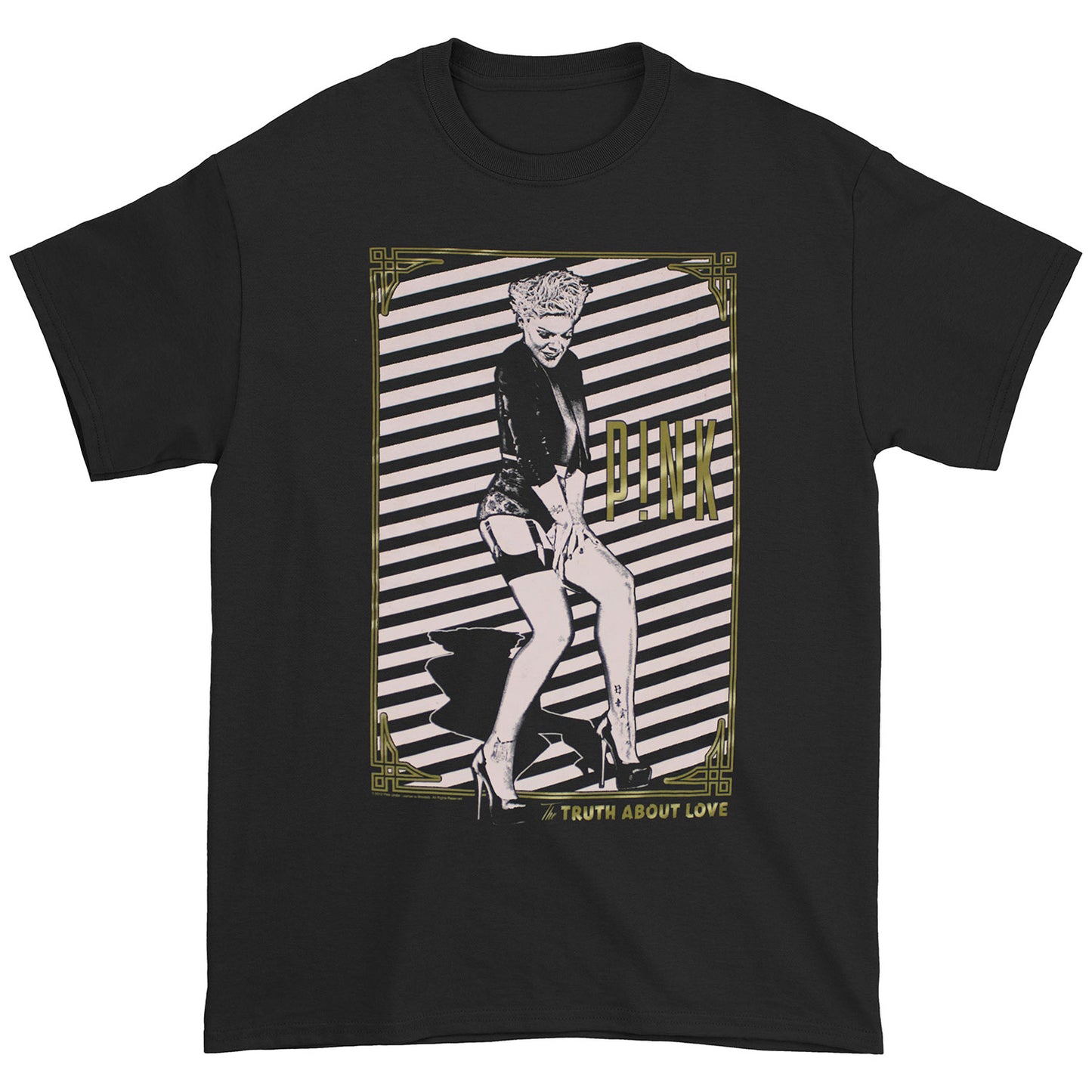 Pink The Truth About Love T-shirt Front