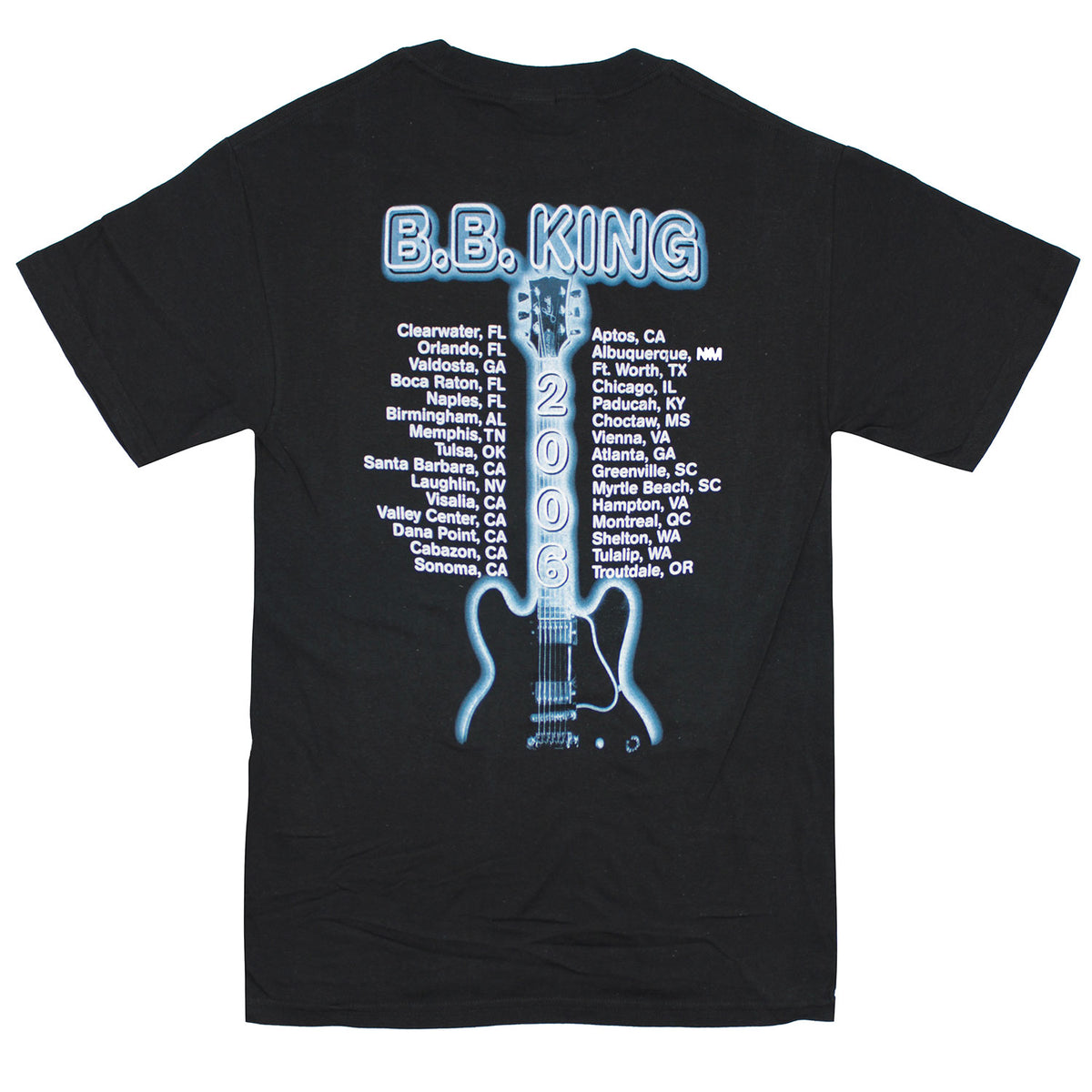 B.B. King 2006 T-shirt Back