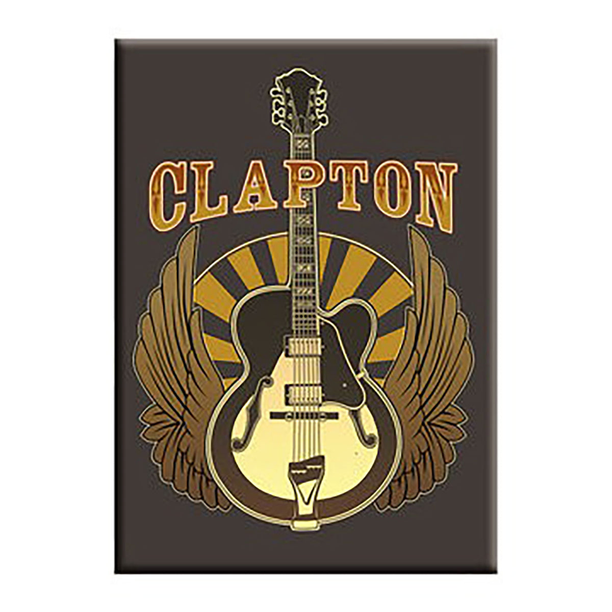 Eric Clapton Brown Guitar Magnet Front