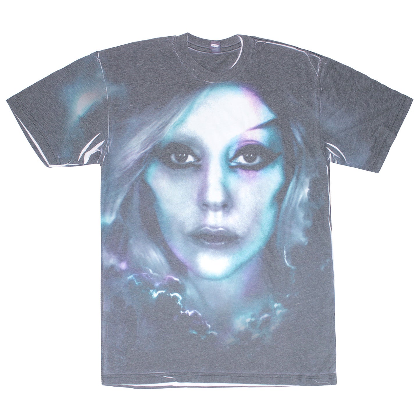 Lady Gaga Clouds (Back Is All White) Sublimation T-shirt Front