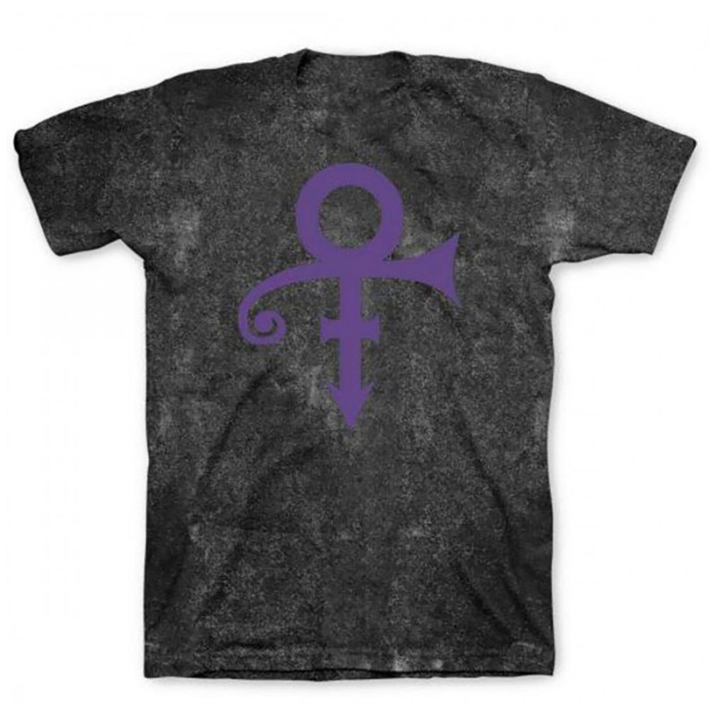 Prince Purple Love Symbol Washed Tee Tie Dye T-shirt Front