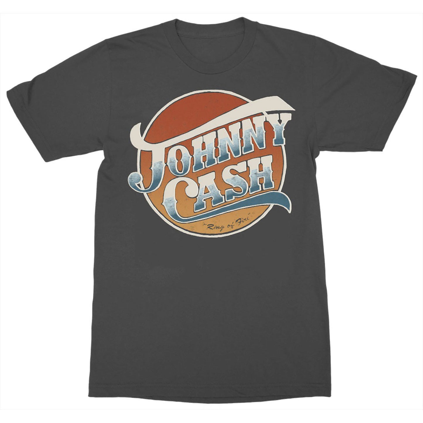 Johnny Cash Circle Logo T-shirt Front
