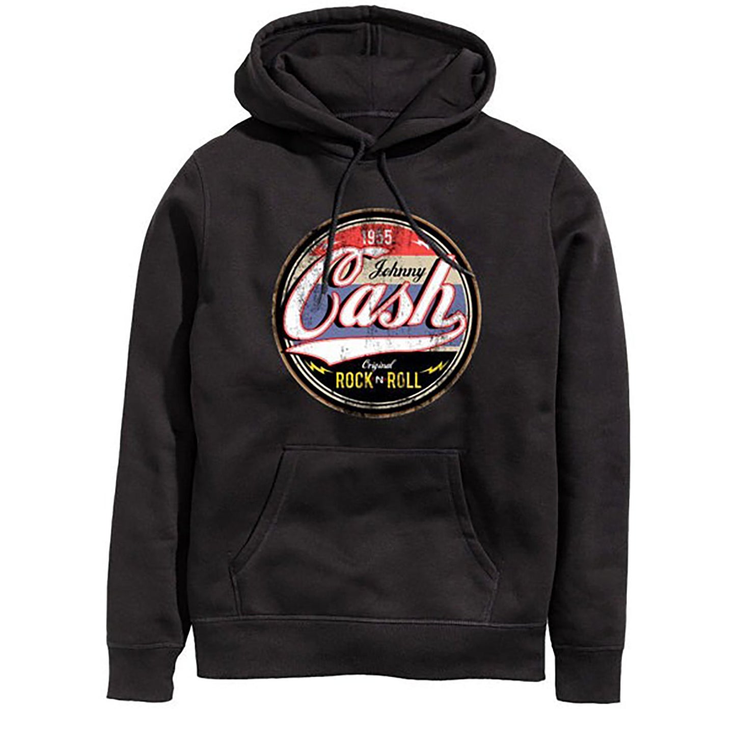 Johnny Cash 1955 Original Rock N Roll Hooded Sweatshirt Front