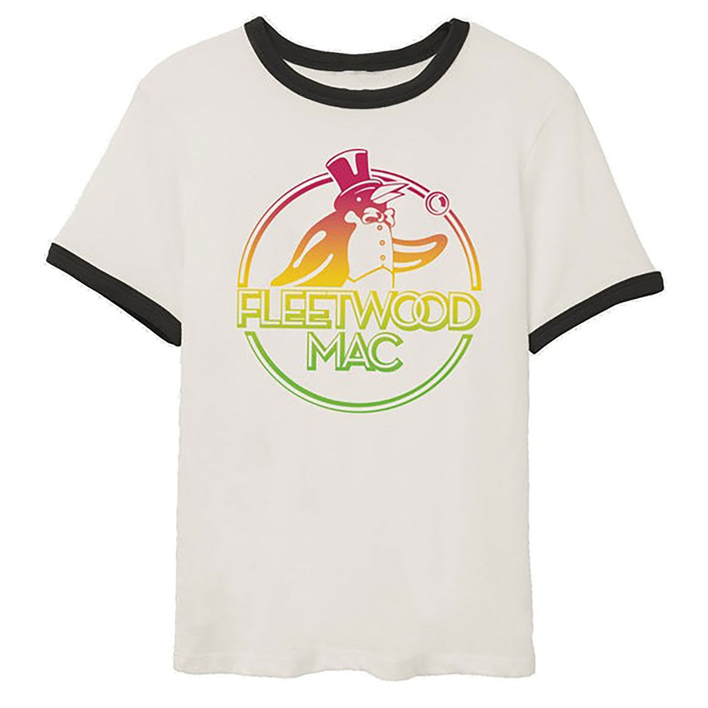 Fleetwood Mac Penguin Ringer T-shirt Front