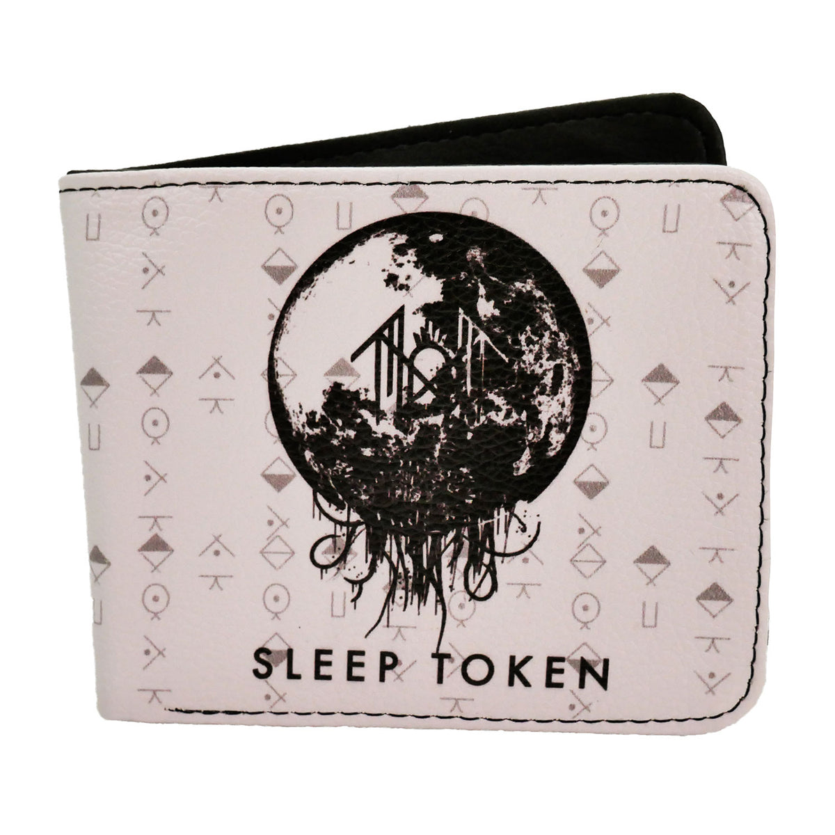 Sleep Token The Summoning White Bi-Fold Wallet Front