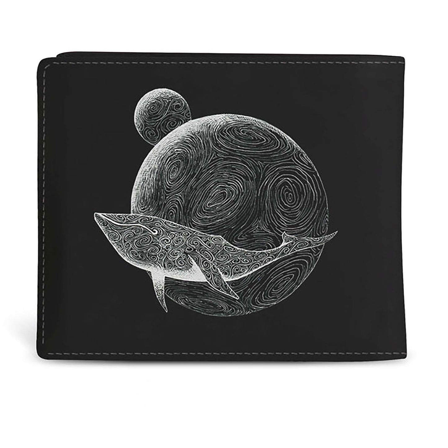 Gojira Flying Whale Bi-Fold Wallet Back