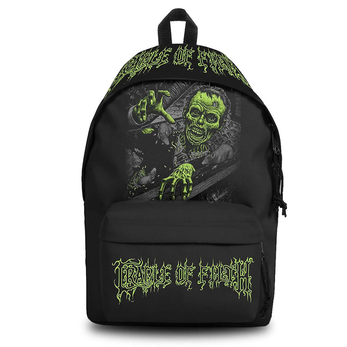 Cradle Of Filth Cartoon Zombies Daypack Backpack Front