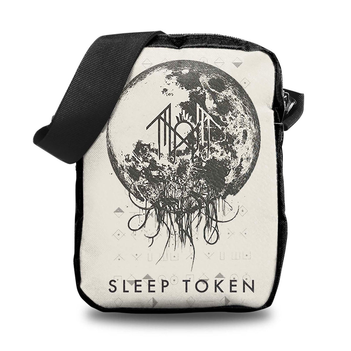 Sleep Token The Summoning White Crossbody Bag Messenger Bag Front