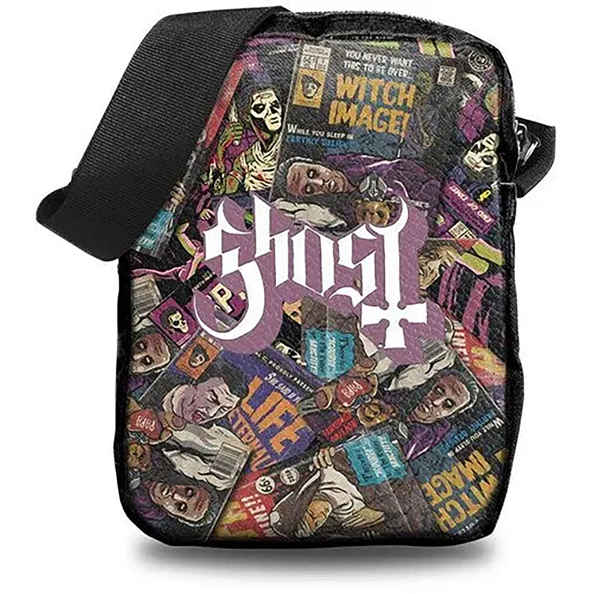 Ghost Magazines Crossbody Bag Messenger Bag Front