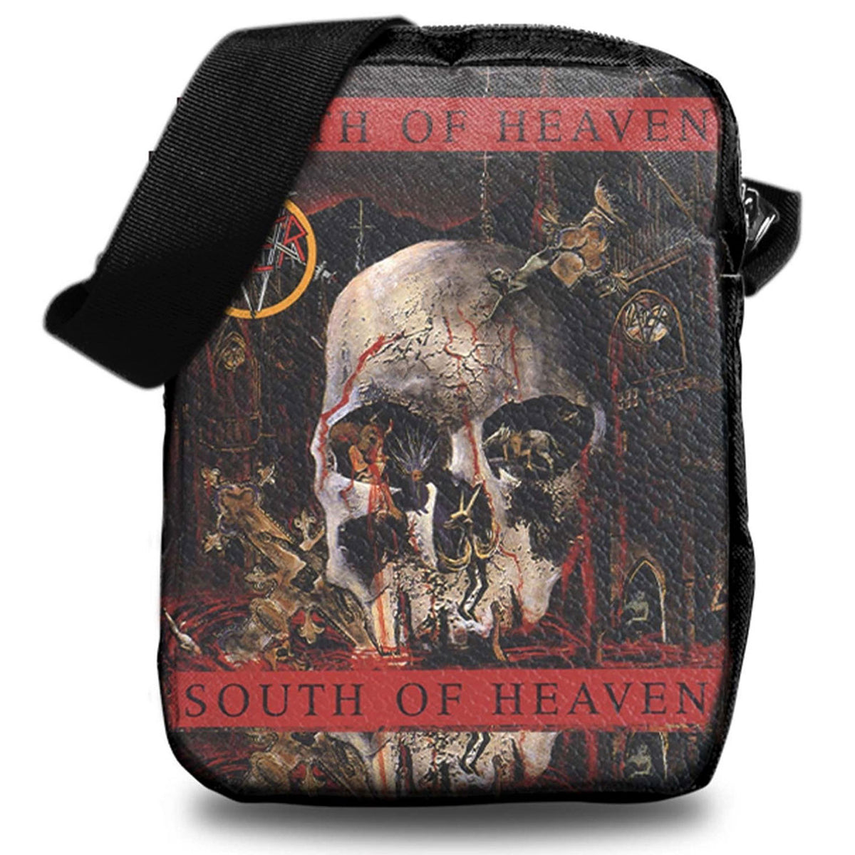 Slayer South Of Heaven Crossbody Bag Messenger Bag Front