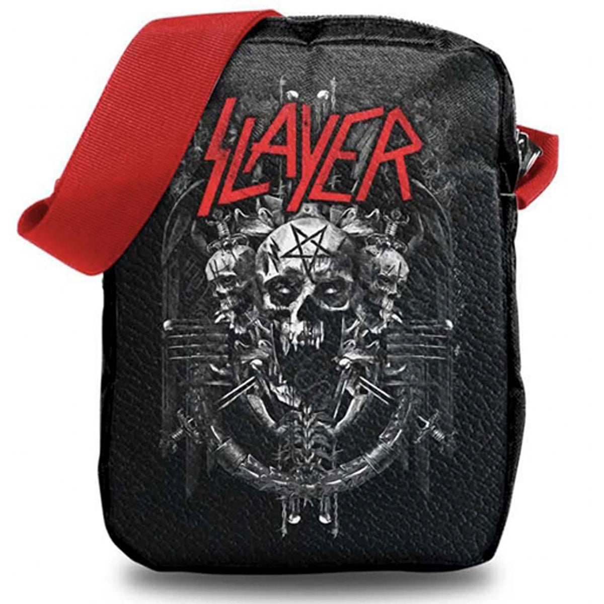 Slayer Skulls Crossbody Bag Messenger Bag Front