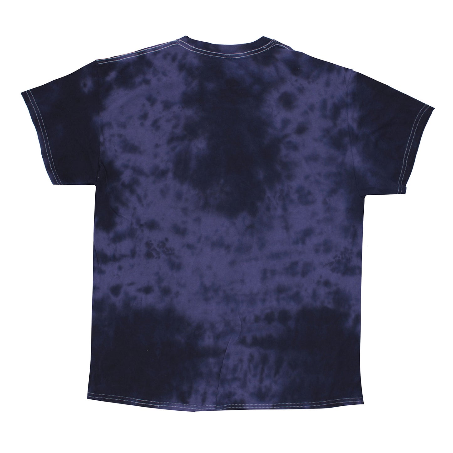 Elvis Presley Sitting On Motorcycle Tie Dye T-shirt Back