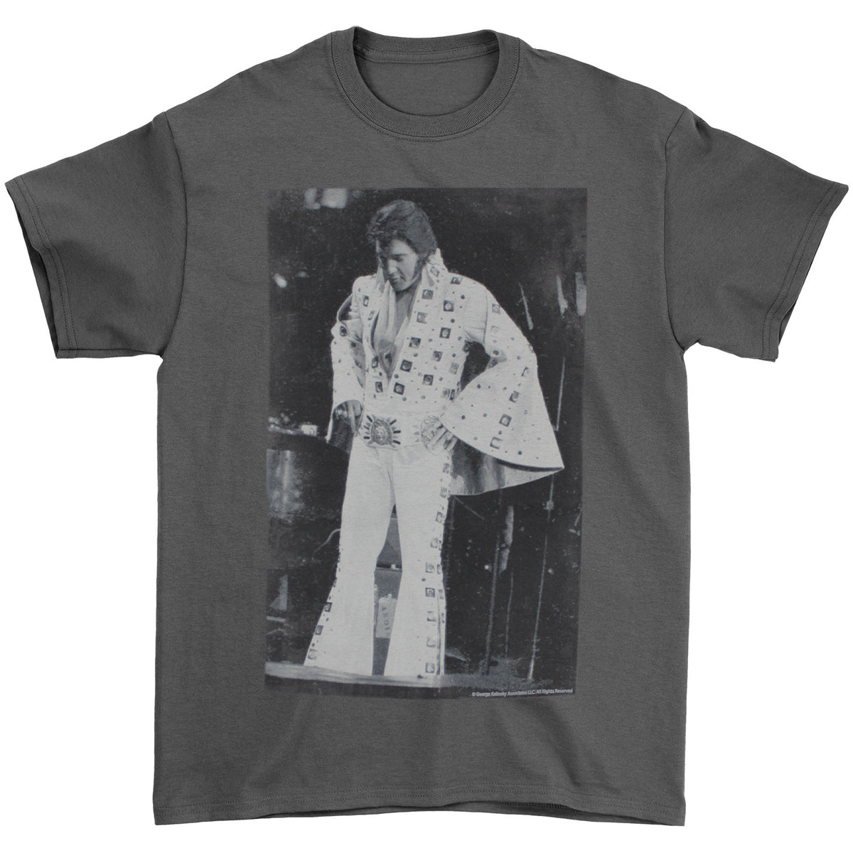 Elvis Presley Big Sleeves Slim Fit T-shirt Front