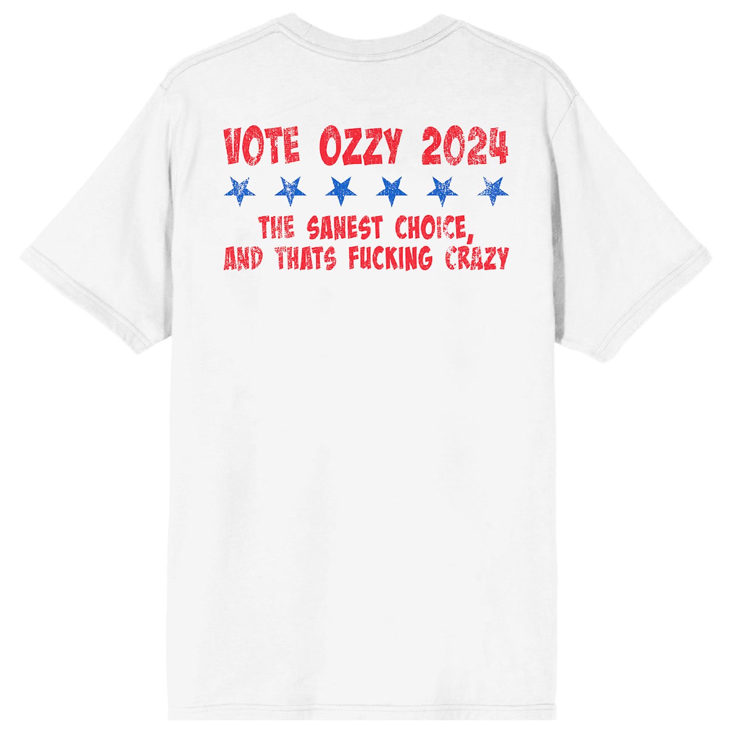 Ozzy Osbourne Vote Ozzy 2024! T-shirt Back