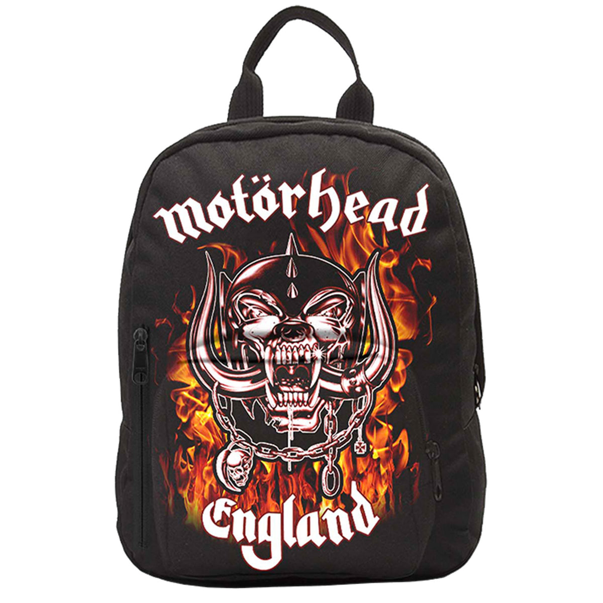 Motorhead England Fire Mini Backpack Backpack Front