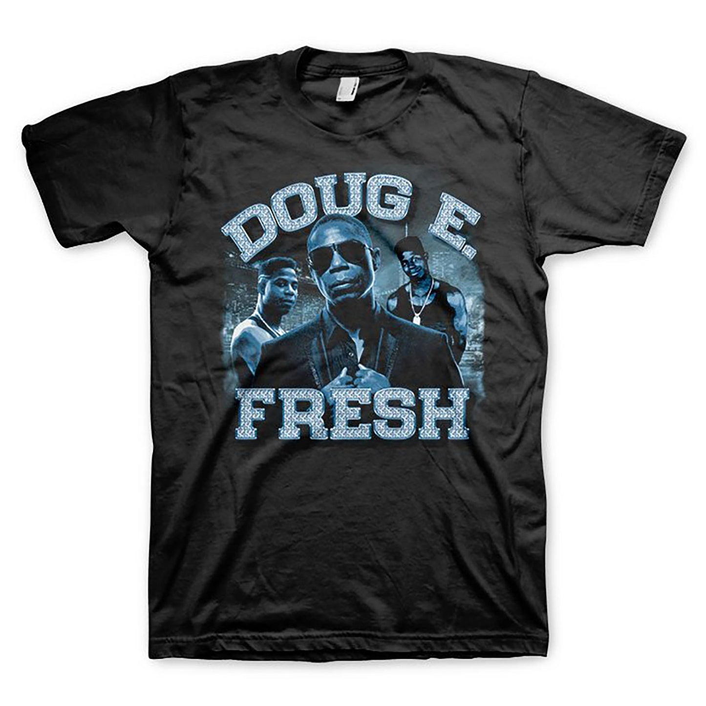 Doug E. Fresh Blue Vintage T-shirt Front