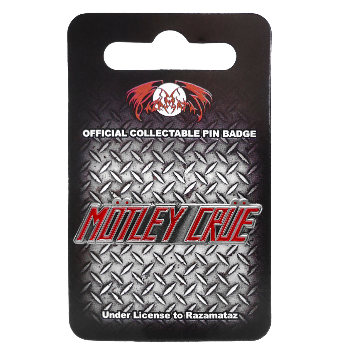 Motley Crue Logo (Enamel In-Fill) Pewter Pin Badge Back