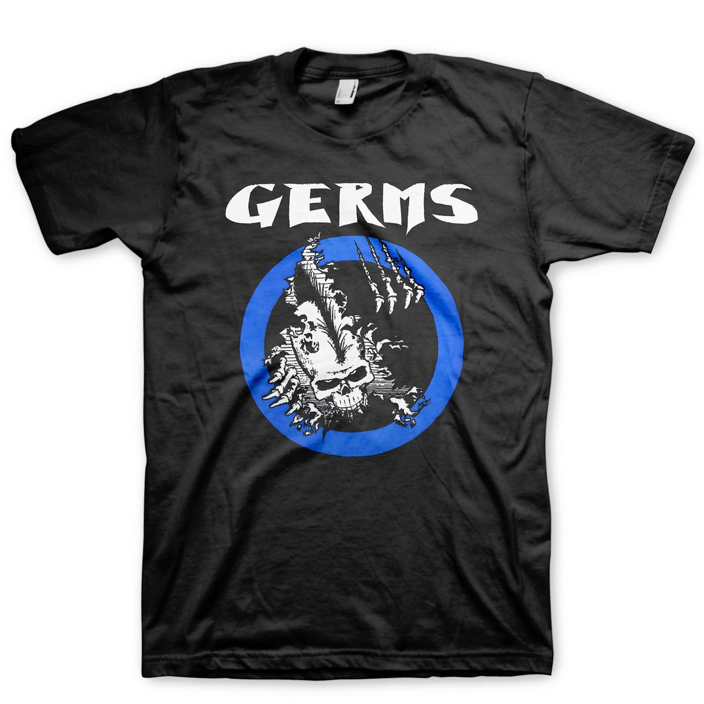 Germs Mohawk Skull T-shirt Front